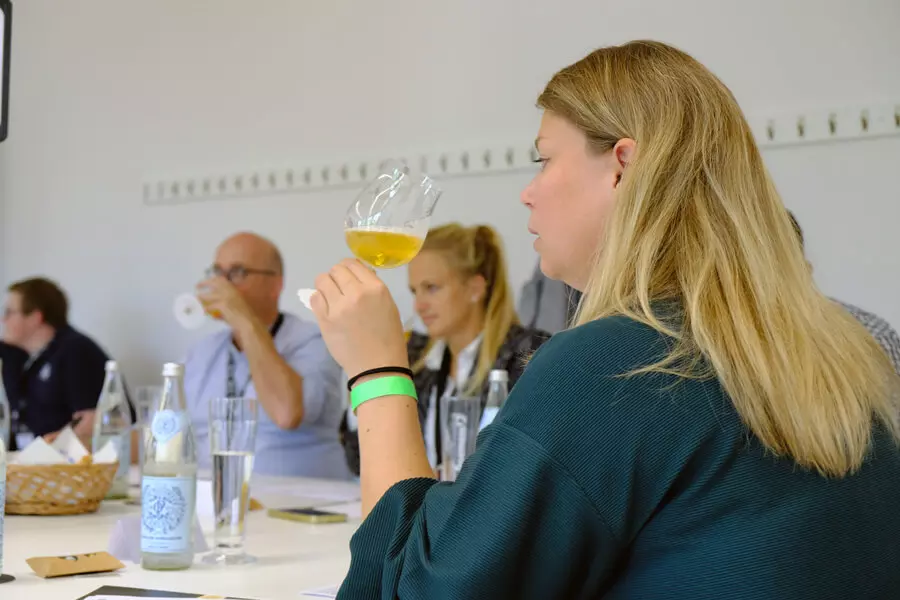 Jury der Finest Beer Selection 2023 bei der Verkostung.