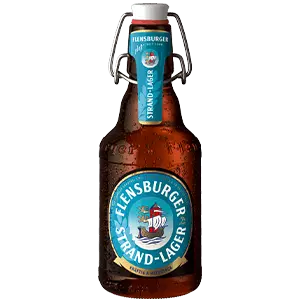 Einzelflasche vom Flensburger Stand-Lager.