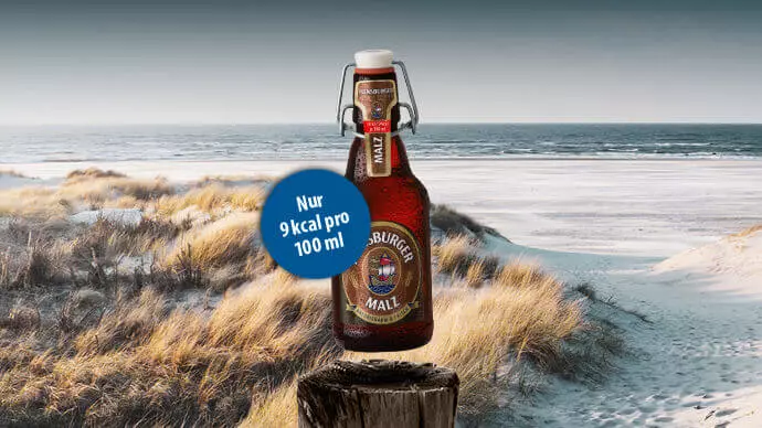 Flensburger Malz 0,33l Bügelverschlussflasche kalorienarm