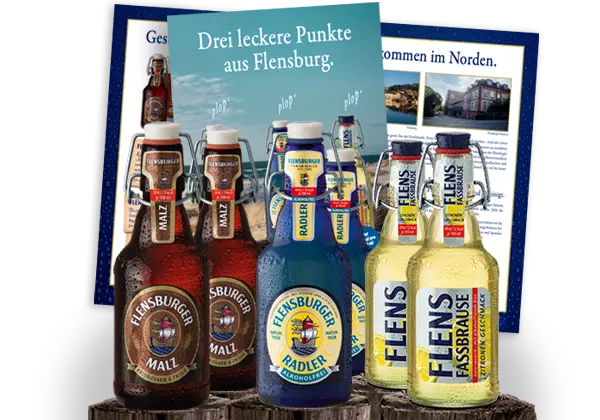 Übersicht kalorienarme Flensburger Produkte