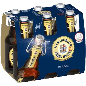 0,33l Sixpack Flensburger Edles Helles.