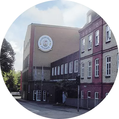 Facade of the Flensburger Brewery