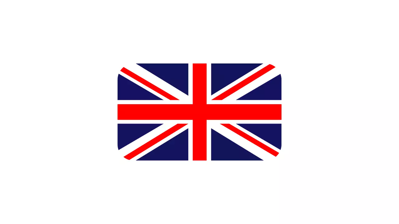 Die Flagge von Großbritannien.