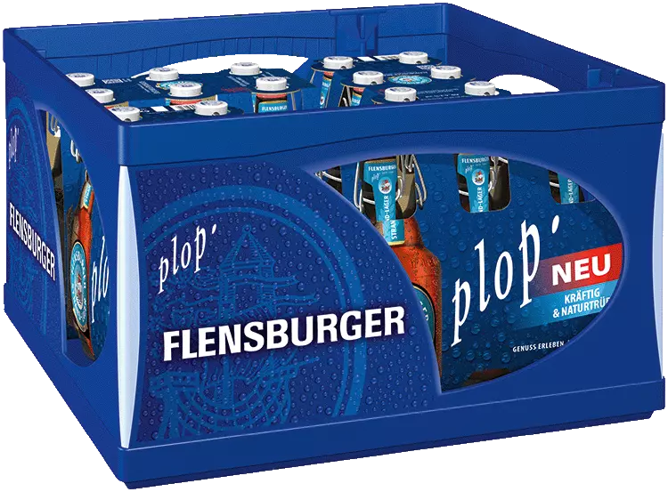 24-Kasten vom Flensburger Strand-Lager.