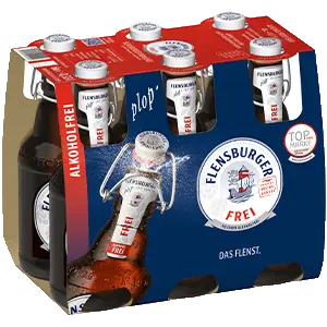 0,33l Sixpack Flensburger Frei.