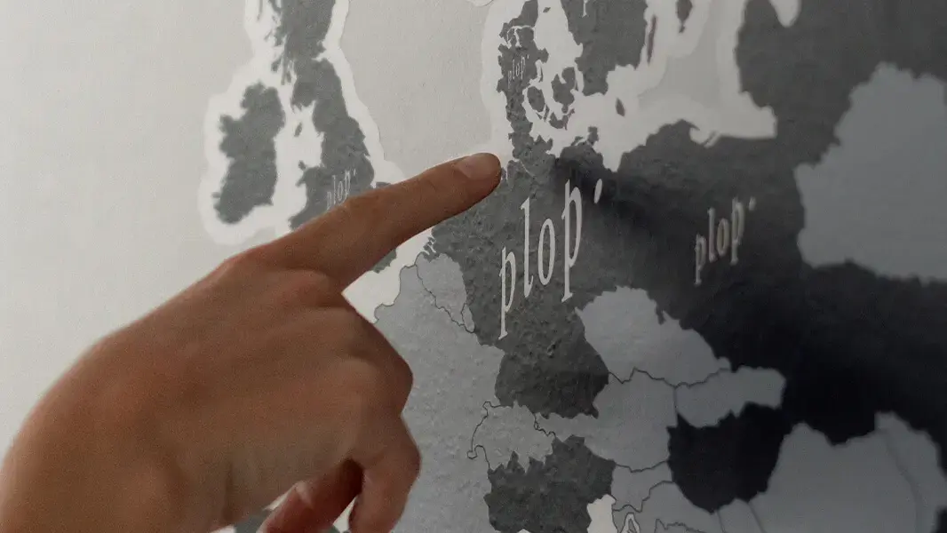 Ausschnitt Weltkarte