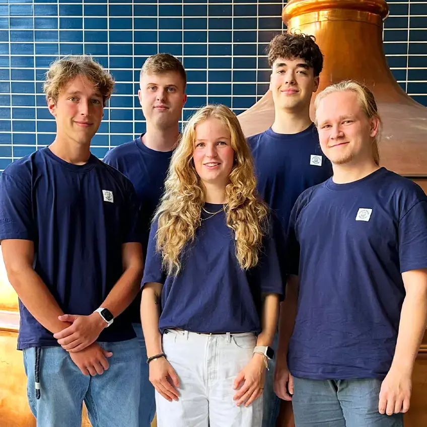 Die neuen Azubis in 2025 bei FLENS im Sudhaus.