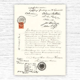 Historisches Schriftstück