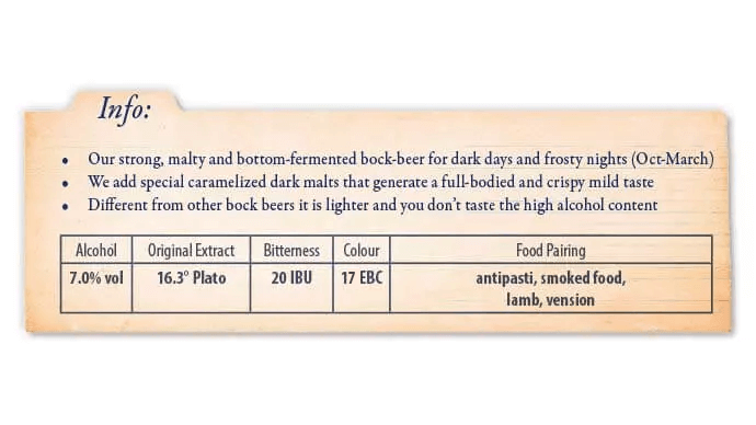 Englische Informationen über den Flensburger Winterbock