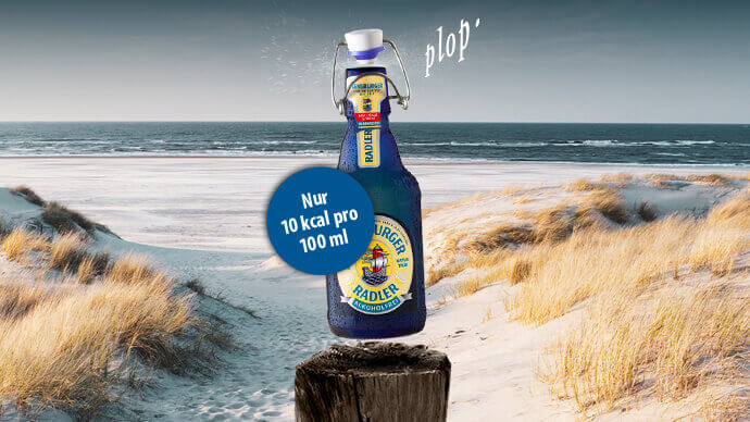 Flensburger Radler alkoholfrei 0,33l Bügelverschlussflasche kalorienarm