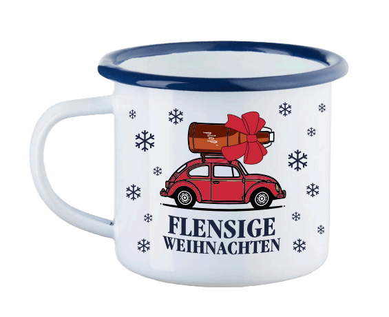 Weihnachtstasse "Flensige Weihnachten" 🎄