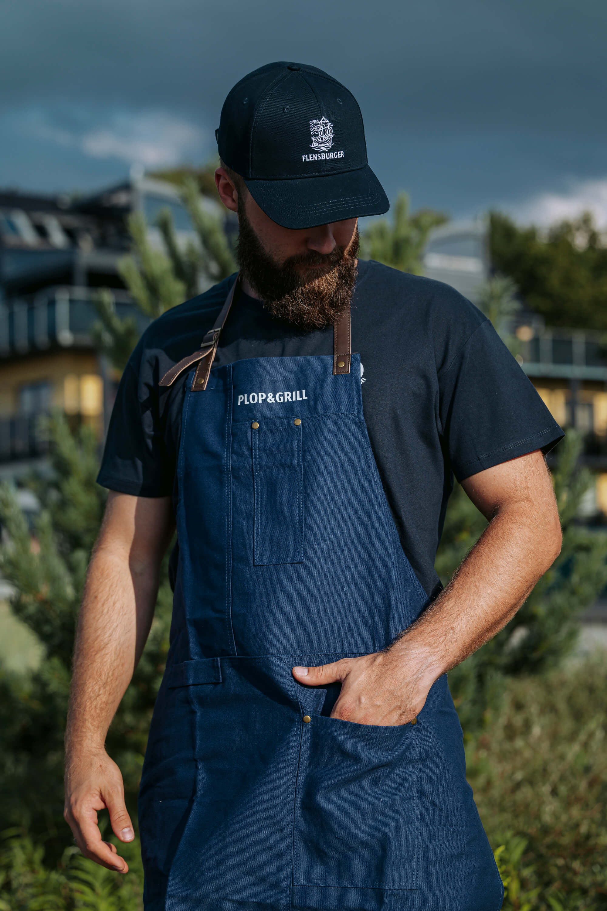 Grillschürze "Plop & Grill"
