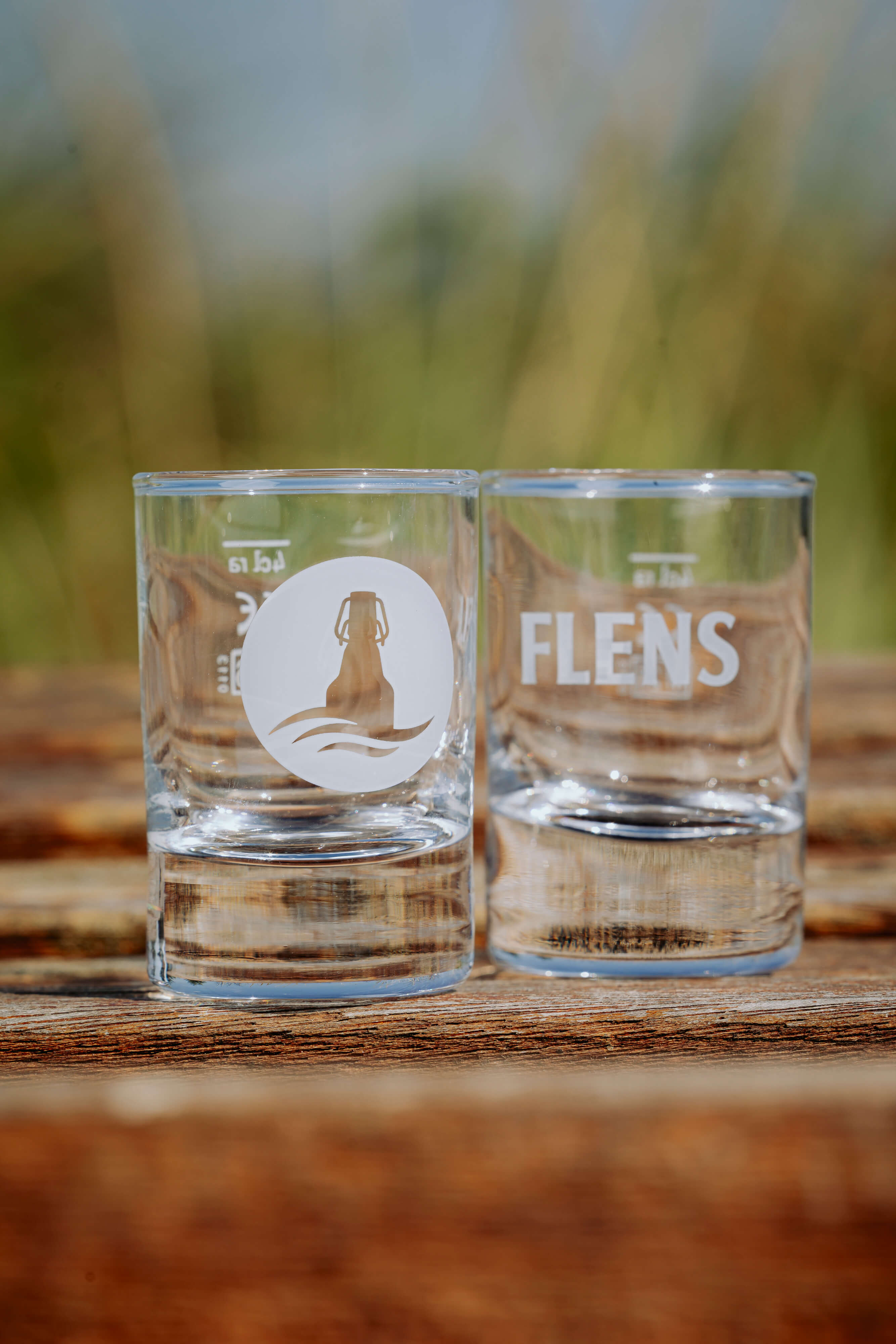 Stamper 4 cl "FLENS in Wellen"