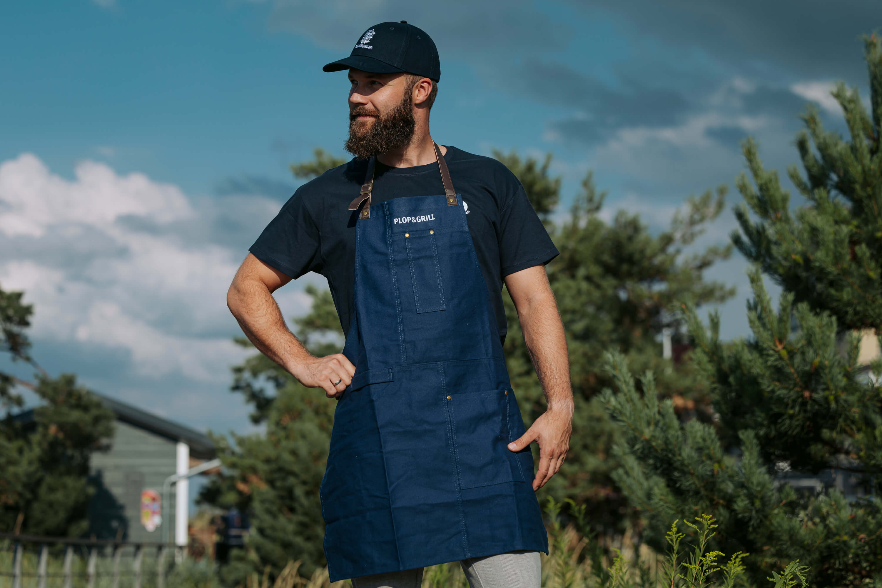 Grillschürze "Plop & Grill"