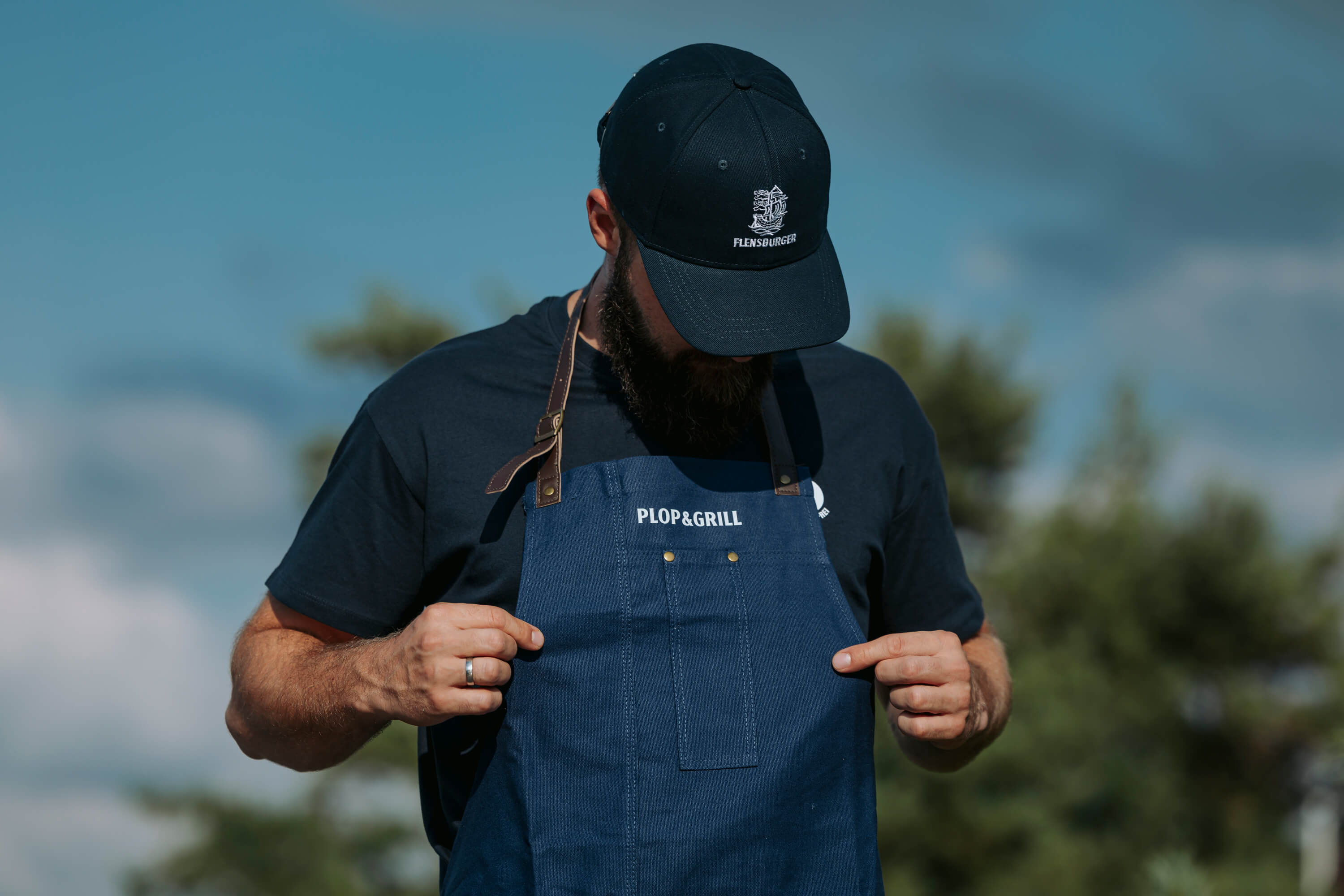 Grillschürze "Plop & Grill"